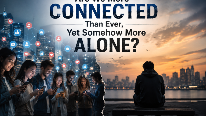 Are We More Connected Than Ever, Yet Somehow More Alone