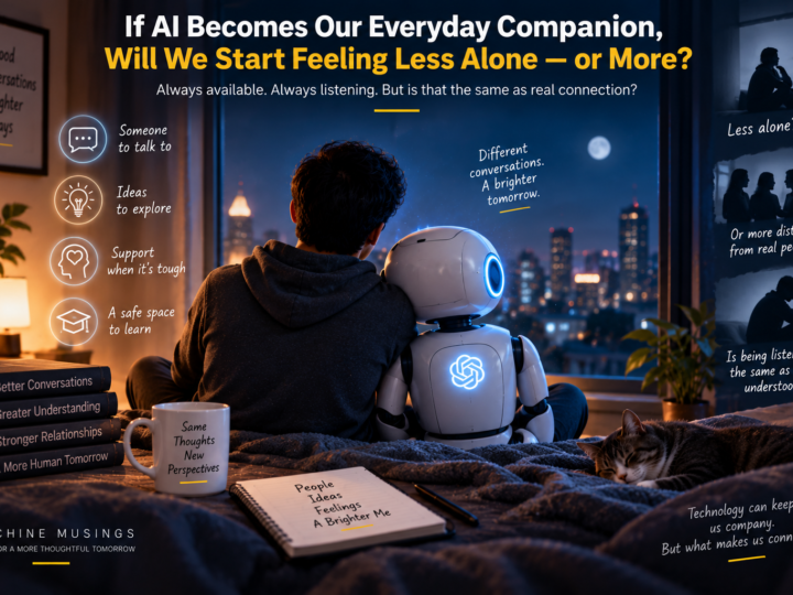If AI Becomes Our Everyday Companion, Will We Start Feeling Less Alone — or More?