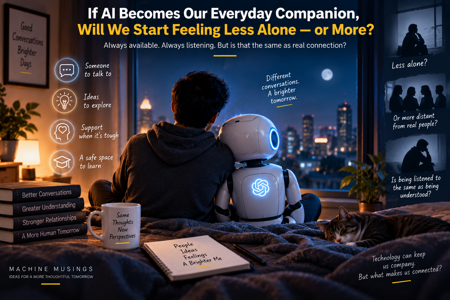 If AI Becomes Our Everyday Companion, Will We Start Feeling Less Alone — or More?