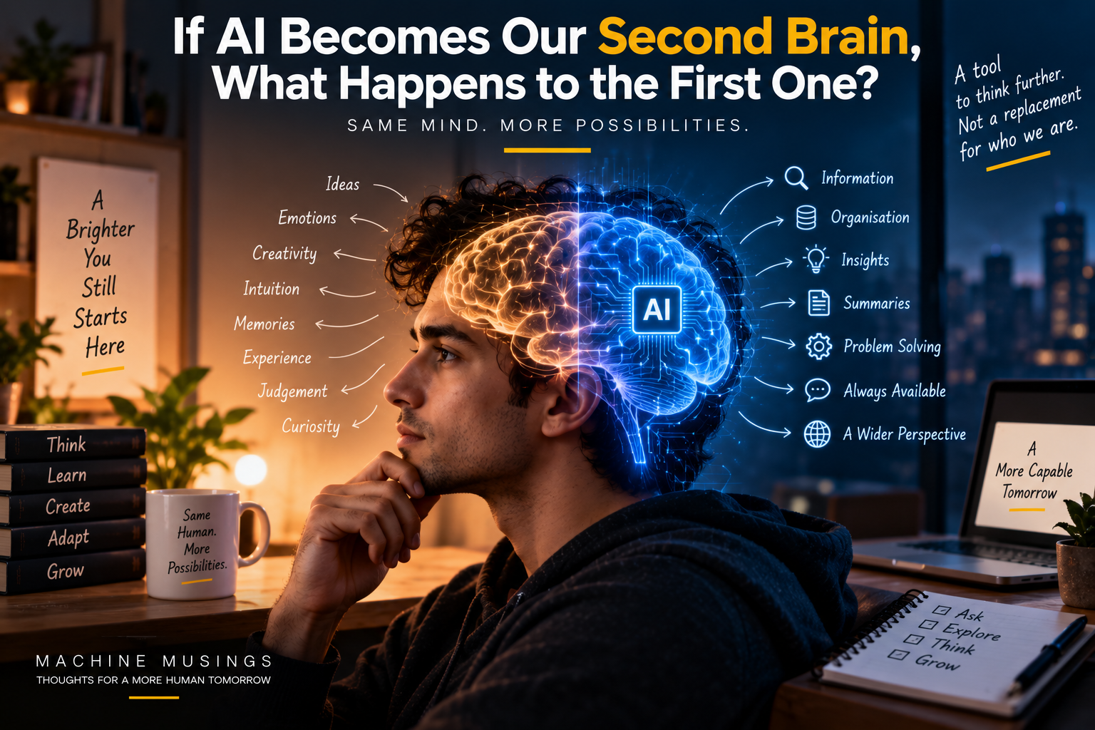 If AI Becomes Our Second Brain, What Happens to the First One?