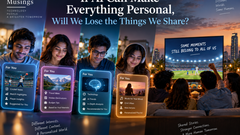 If AI Can Make Everything Personal, Will We Lose the Things We Share?