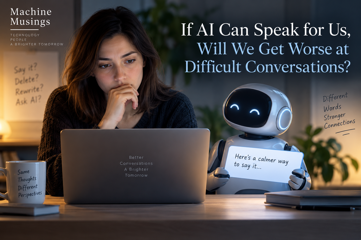 If AI Can Speak for Us, Will We Get Worse at Difficult Conversations?