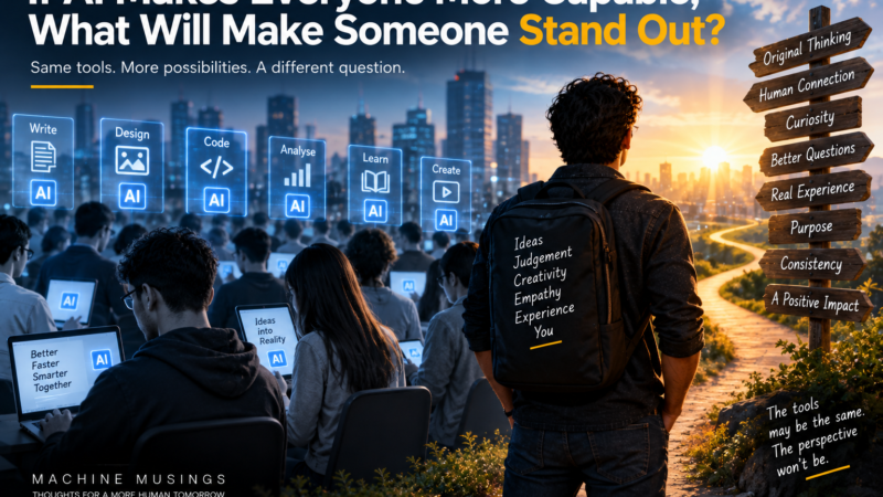 If AI Makes Everyone More Capable, What Will Make Someone Stand Out?