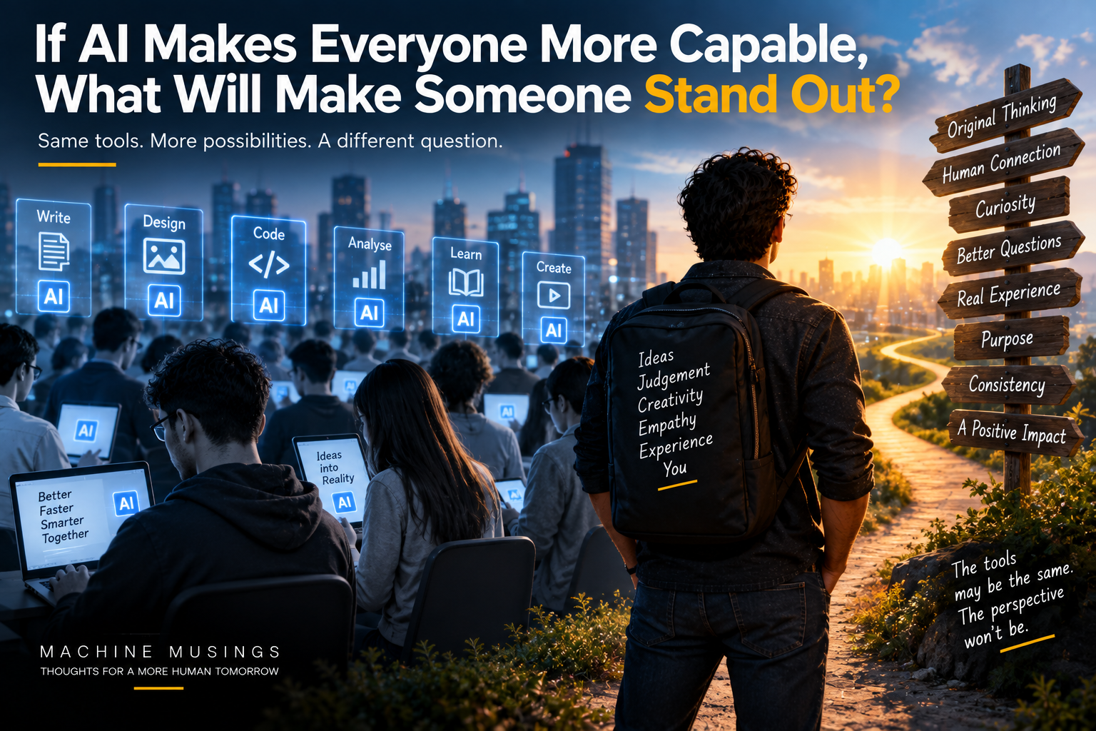 If AI Makes Everyone More Capable, What Will Make Someone Stand Out?