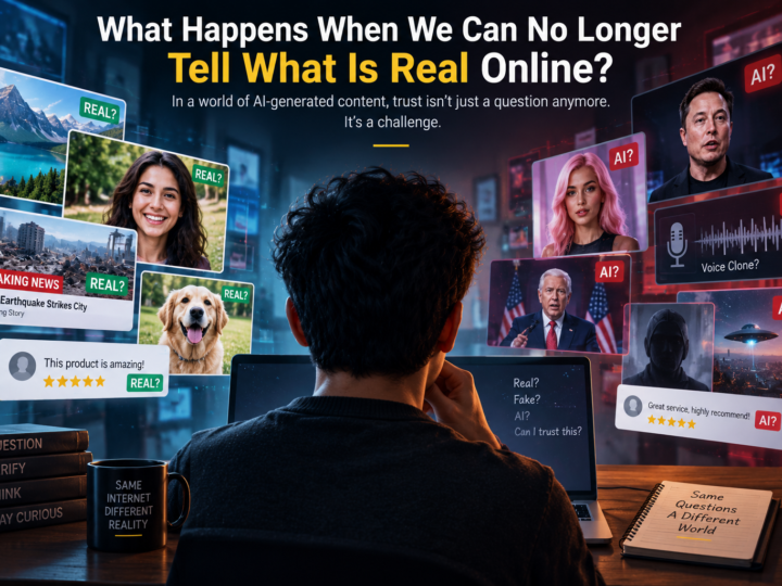 What Happens When We Can No Longer Tell What Is Real Online?