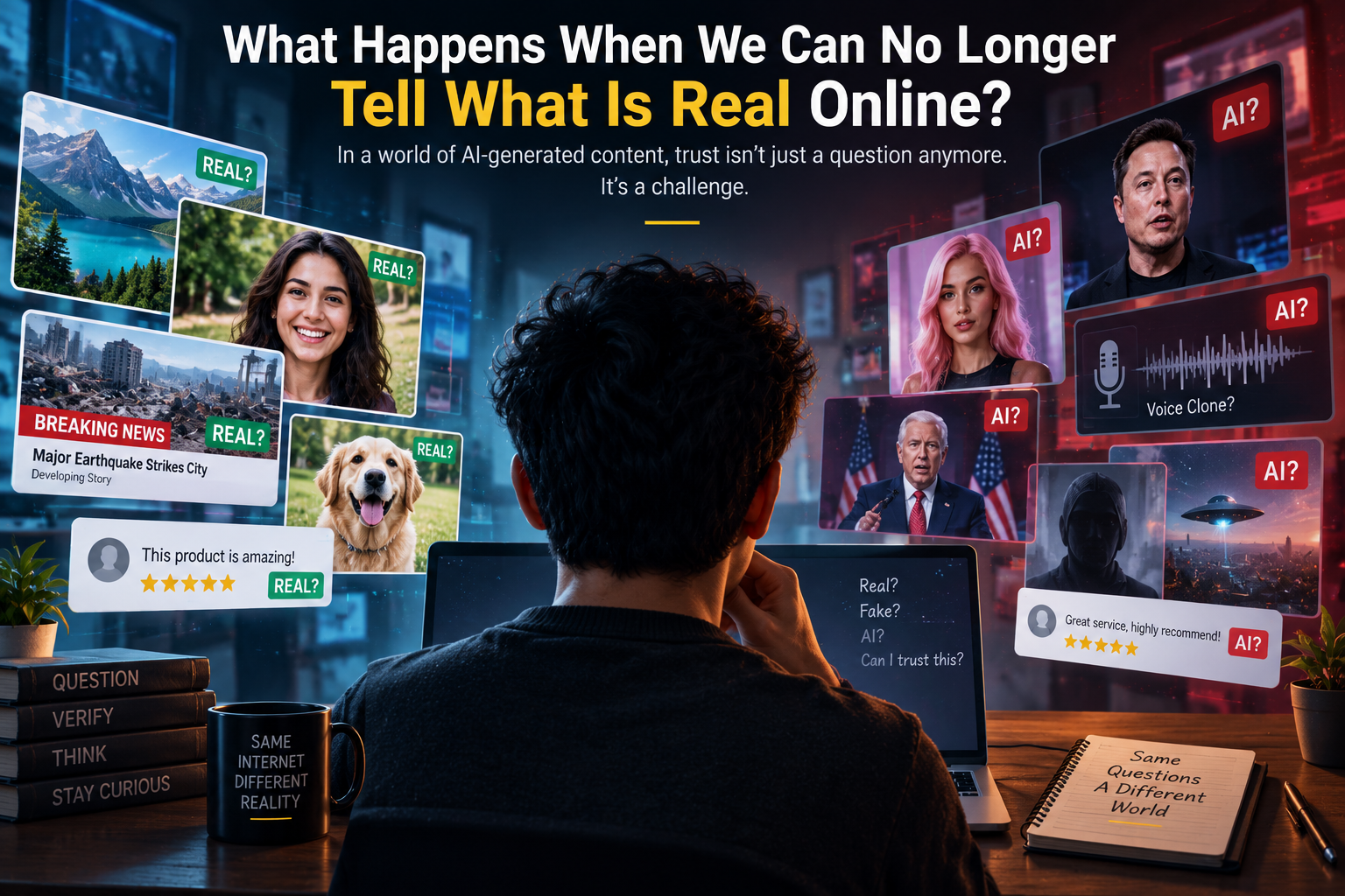 What Happens When We Can No Longer Tell What Is Real Online?